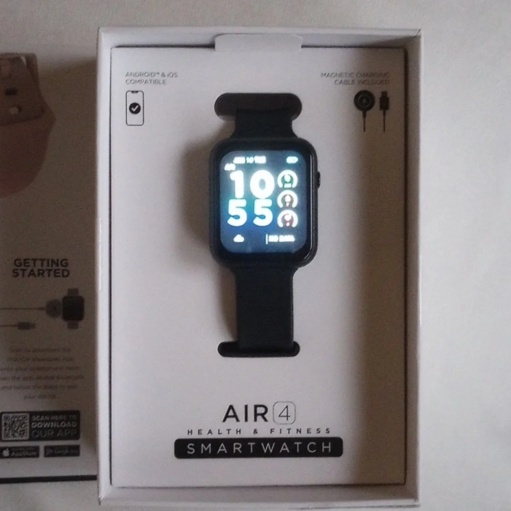 NWT iTouch Wearables Air 4 Smartwatch Black